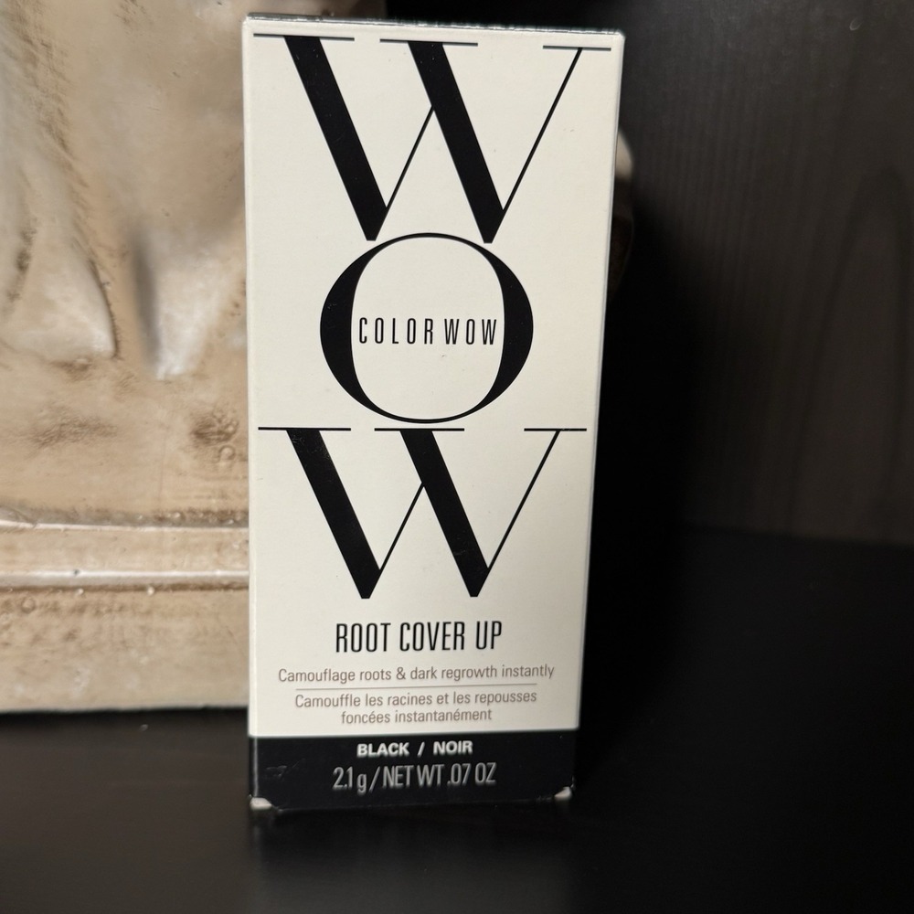 Color Wow Root Cover Up‎ Black 2.1g Professional Mineral Powder Hair Touch Up